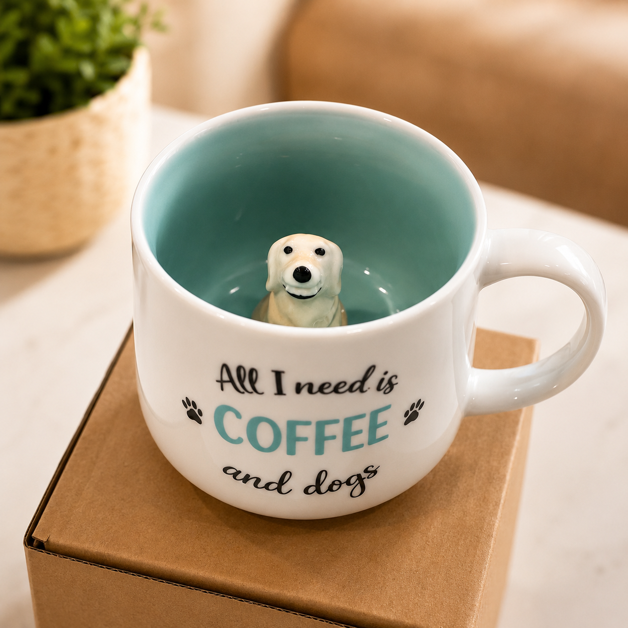 All I Need Is Coffee And Dogs Mug by AGuyandAGolden