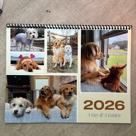 AGuyandAGolden 2026 Calendar – Limited Release