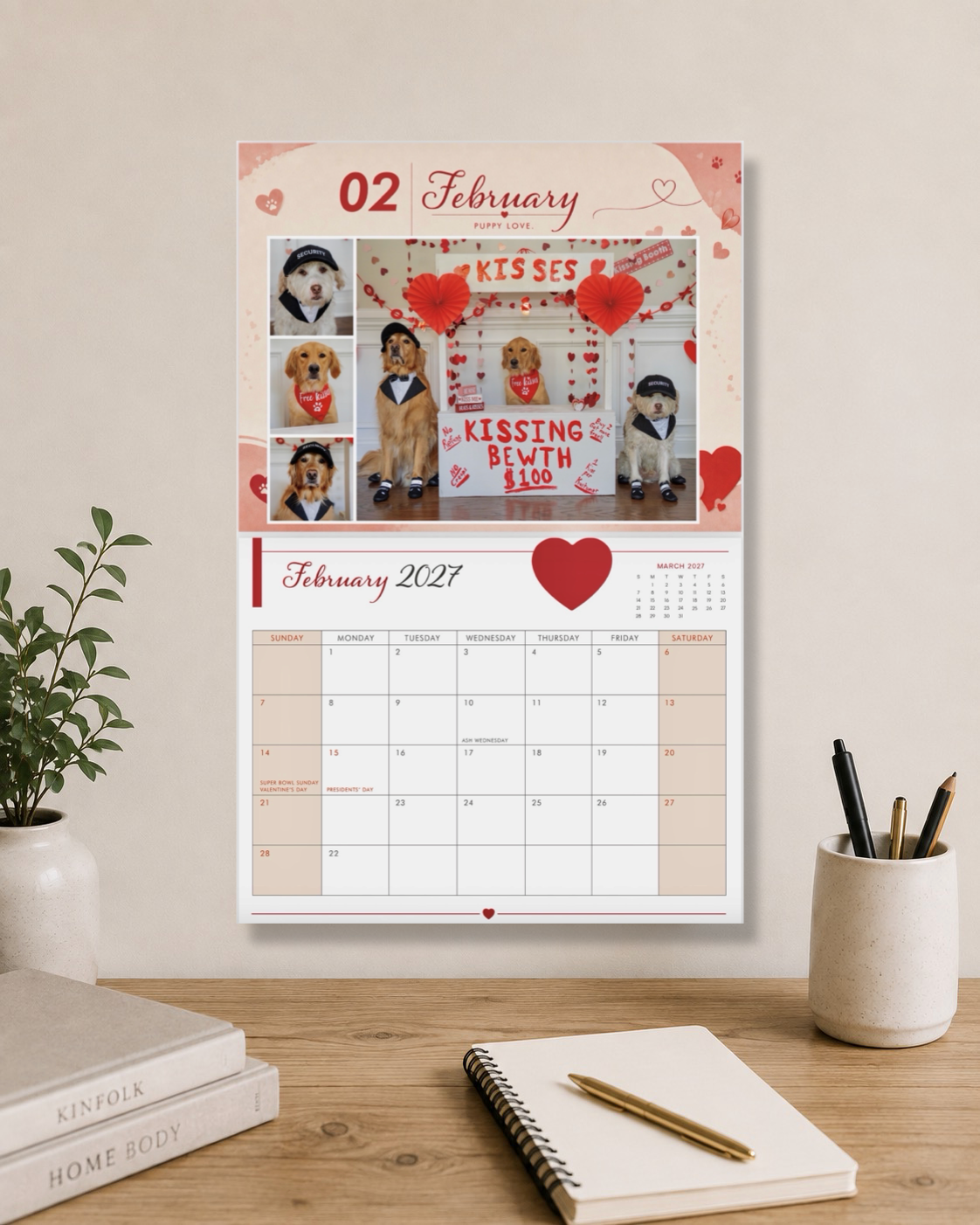 AGuyandAGolden 2027 Calendar PRE-SALE